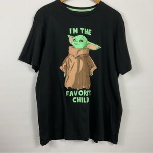 Star Wars Mandalorian Yoda I’m The Favorite Child T Shirt Size XL